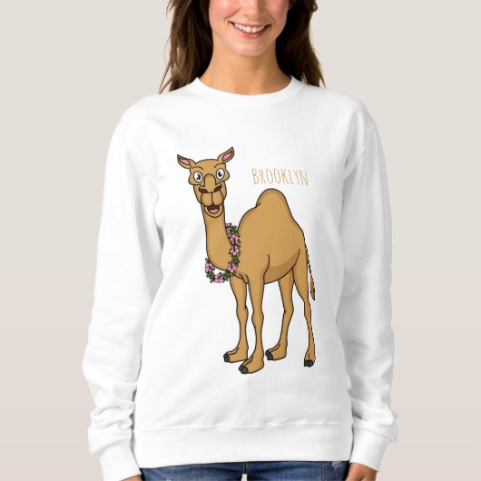 Sweatshirt Illustration de dromadaire (Devant)