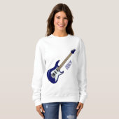 Sweatshirt Illustration de guitare électrique (Devant entier)
