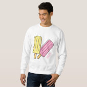 Sweatshirt Illustration de Ice pop (Devant entier)