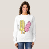 Sweatshirt Illustration de Ice pop (Devant entier)