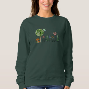 Sweatshirt Illustration de jardin de bonbons mignon. Sweat-sh