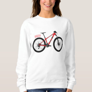 Sweatshirt Illustration de la bande dessinée de vélo