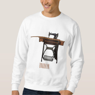 Sweatshirt Illustration de la machine à coudre
