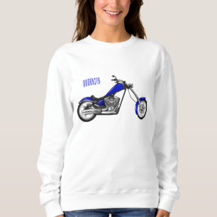 Sweatshirt Illustration de la moto à hélico