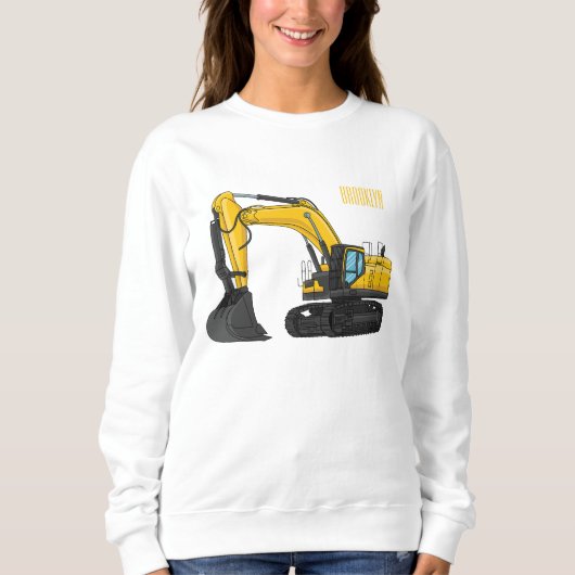 Sweatshirt Illustration de la pelle Crawler (Devant)