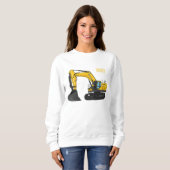 Sweatshirt Illustration de la pelle Crawler (Devant entier)