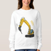 Sweatshirt Illustration de la pelle de rupture (Devant)