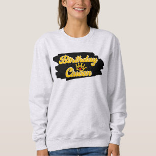 Sweatshirt Illustration de la reine anniversaire