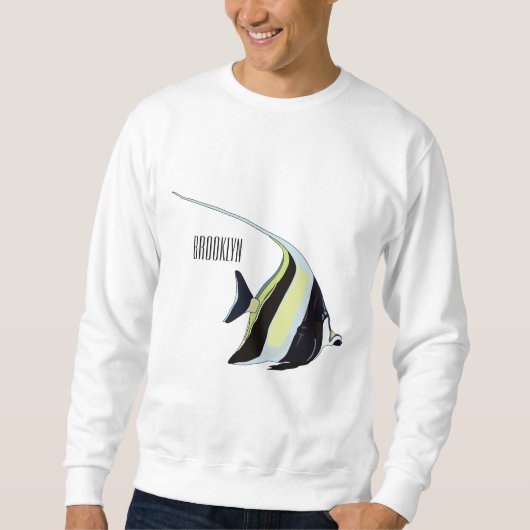 Sweatshirt Illustration de l'idole mauresque (Devant)
