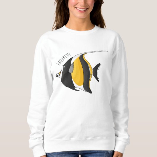 Sweatshirt Illustration de l'idole mauresque (Devant)