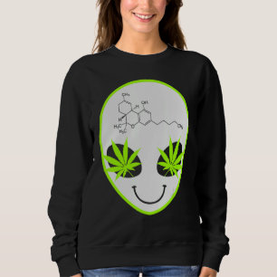 Sweatshirt Illustration de l'oeuvre de l'Alien Weed Street We