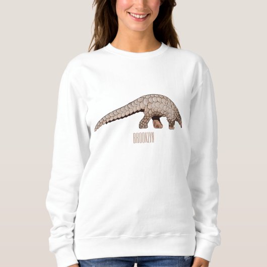 Sweatshirt Illustration de Pangolin (Devant)