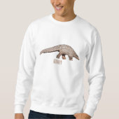 Sweatshirt Illustration de Pangolin (Devant)