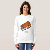 Sweatshirt Illustration de Peking duck (Devant entier)