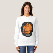 Sweatshirt Illustration de poulet rôti (Devant entier)