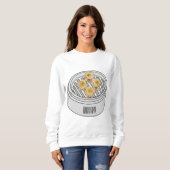 Sweatshirt Illustration de Shumai dim sum (Devant entier)
