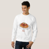 Sweatshirt Illustration de Spaghetti (Devant entier)