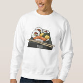 Sweatshirt Illustration de sushi (Devant)