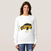 Sweatshirt Illustration de taxi (Devant entier)
