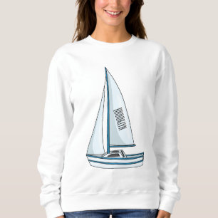 Sweatshirt Illustration de voilier