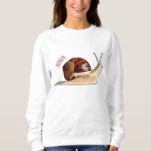 Sweatshirt Illustration d'escargot (Devant)