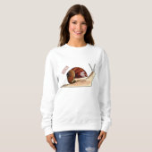 Sweatshirt Illustration d'escargot (Devant entier)