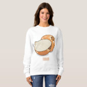 Sweatshirt Illustration d'oignon (Devant entier)