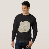 Sweatshirt Illustration du couchage de chaton (Devant entier)
