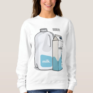 Sweatshirt Illustration du lait
