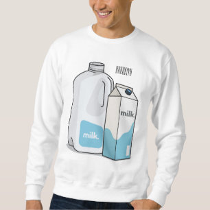 Sweatshirt Illustration du lait