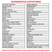 Sweatshirt Illustration du nom du chien de race