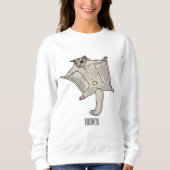 Sweatshirt Illustration du planeur à sucre (Devant)