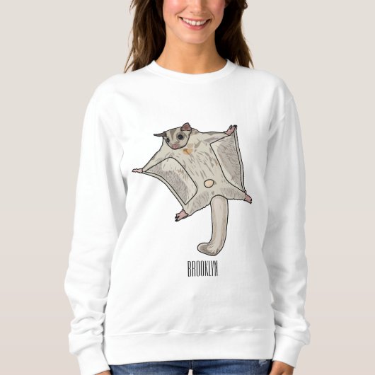 Sweatshirt Illustration du planeur à sucre (Devant)