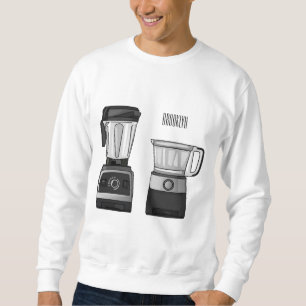 Sweatshirt Illustration du processeur et du mixeur alimentair