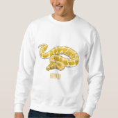 Sweatshirt Illustration du serpent python birman (Devant)