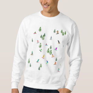 Sweatshirt Illustration du snowboard moderne