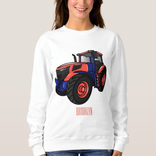Sweatshirt Illustration du tracteur (Devant)