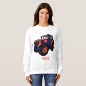 Sweatshirt Illustration du tracteur (Devant entier)