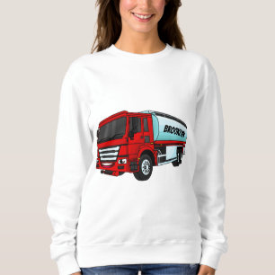 Sweatshirt Illustration du transport de carburant par camion-