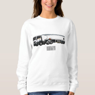 Sweatshirt Illustration du transport de carburant par camion-
