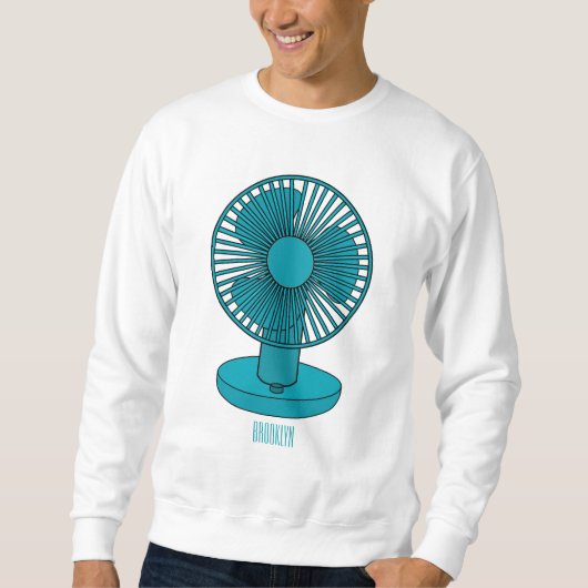 Sweatshirt Illustration du ventilateur (Devant)