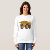 Sweatshirt Illustration d'un camion à grande échelle (Devant entier)