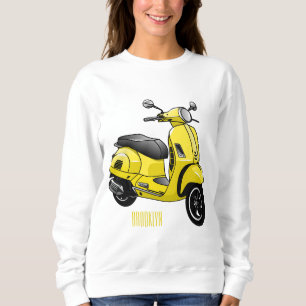 Sweatshirt Illustration d'une moto cyclable