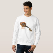 Sweatshirt Illustration en mandoline (Devant entier)