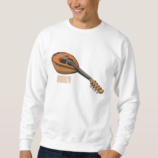 Sweatshirt Illustration en mandoline (Devant)