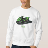 Sweatshirt Illustration Jet ski (Devant)