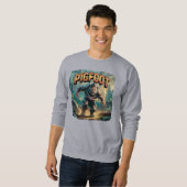 Sweatshirt Illustration Pigfoot Combo Créature Drôle (Devant entier)