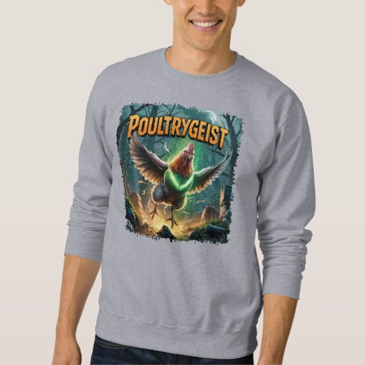 Sweatshirt Illustration Poultrygeist Combo Créature Drôle (Devant)