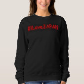 Sweatshirt "#iLoveJAPAN" Joli design. Commandez dès maintenan (Devant)