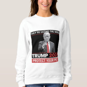 Sweatshirt Ils mangent les chiens Trump 2024 Débat